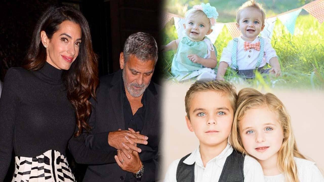 Ella and Alexander Clooney Twins 2023