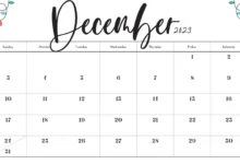 Printable:vhljjzbpjhc= December 2023 Calendar