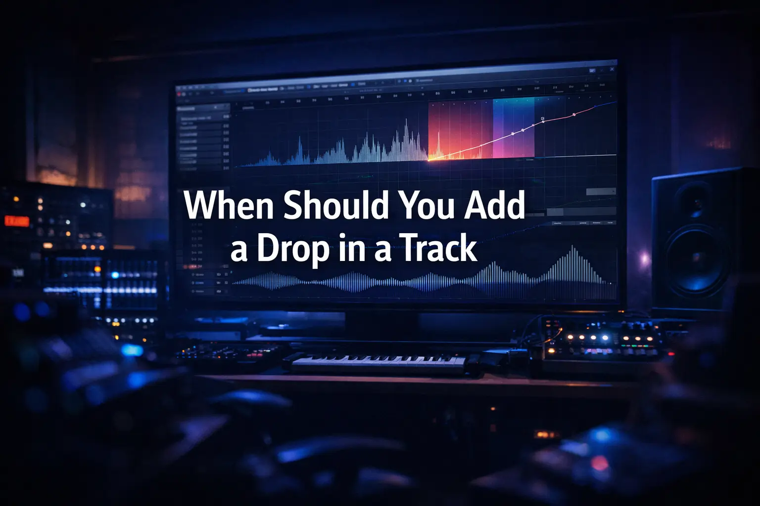 When should you add a drop in a track