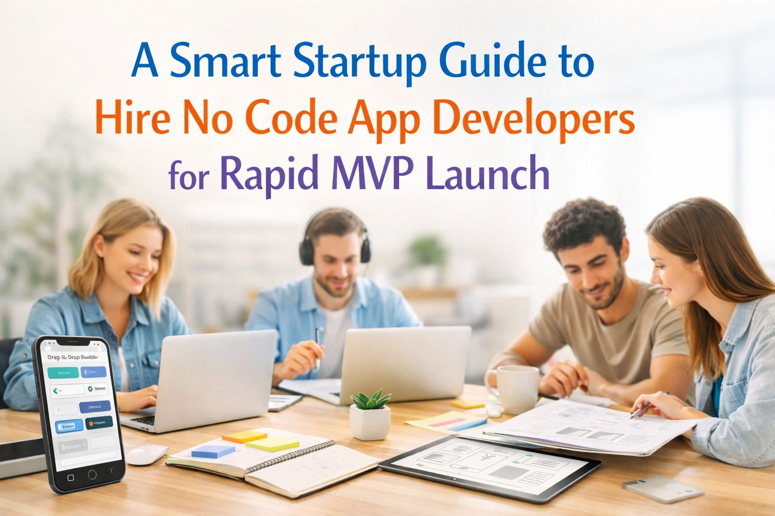 A Smart Startup Guide to Hire No Code App Developers for Rapid MVP Launch