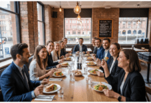 team lunch venue in Glasgow