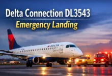 delta connection dl3543 emergency landing