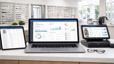 برنامج إدارة محلات البصريات