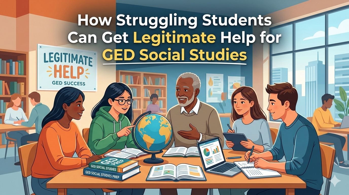 How Struggling Students Can Get Legitimate Help for GED Social Studies