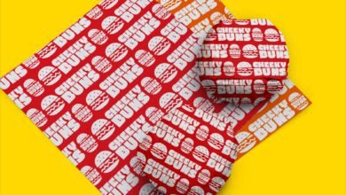 Custom Burger Wrapping Paper