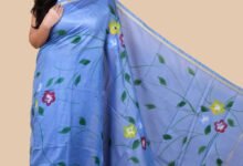 Chanderi silk saree