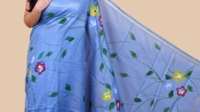 Chanderi silk saree