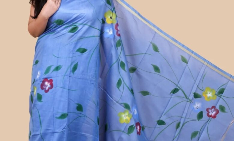 Chanderi silk saree