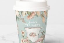 Custom Paper Tea Cups