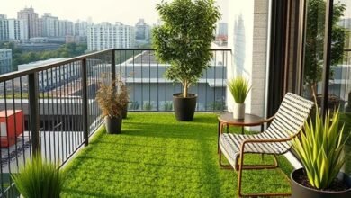green grass mat